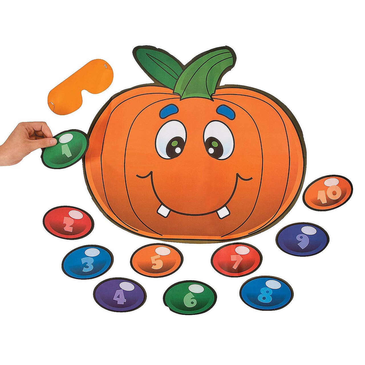 Fun Express Halloween Game Pin The Nose On The Pumpkin (up to 10 Players)